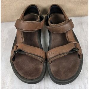 Teva Mens Terra FI 4 Universal Leather Brown Size 9 Hiking Walking Sandals